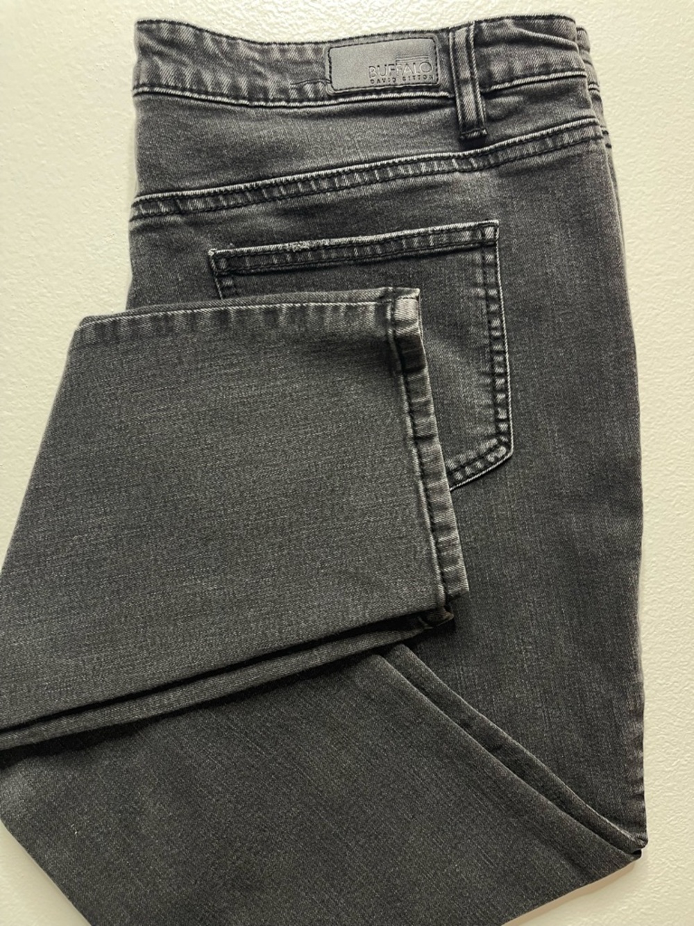 Buffalo David Bitton Francesca Mid-Rise Skinny Stretch Black Jeans Women’s 14/34